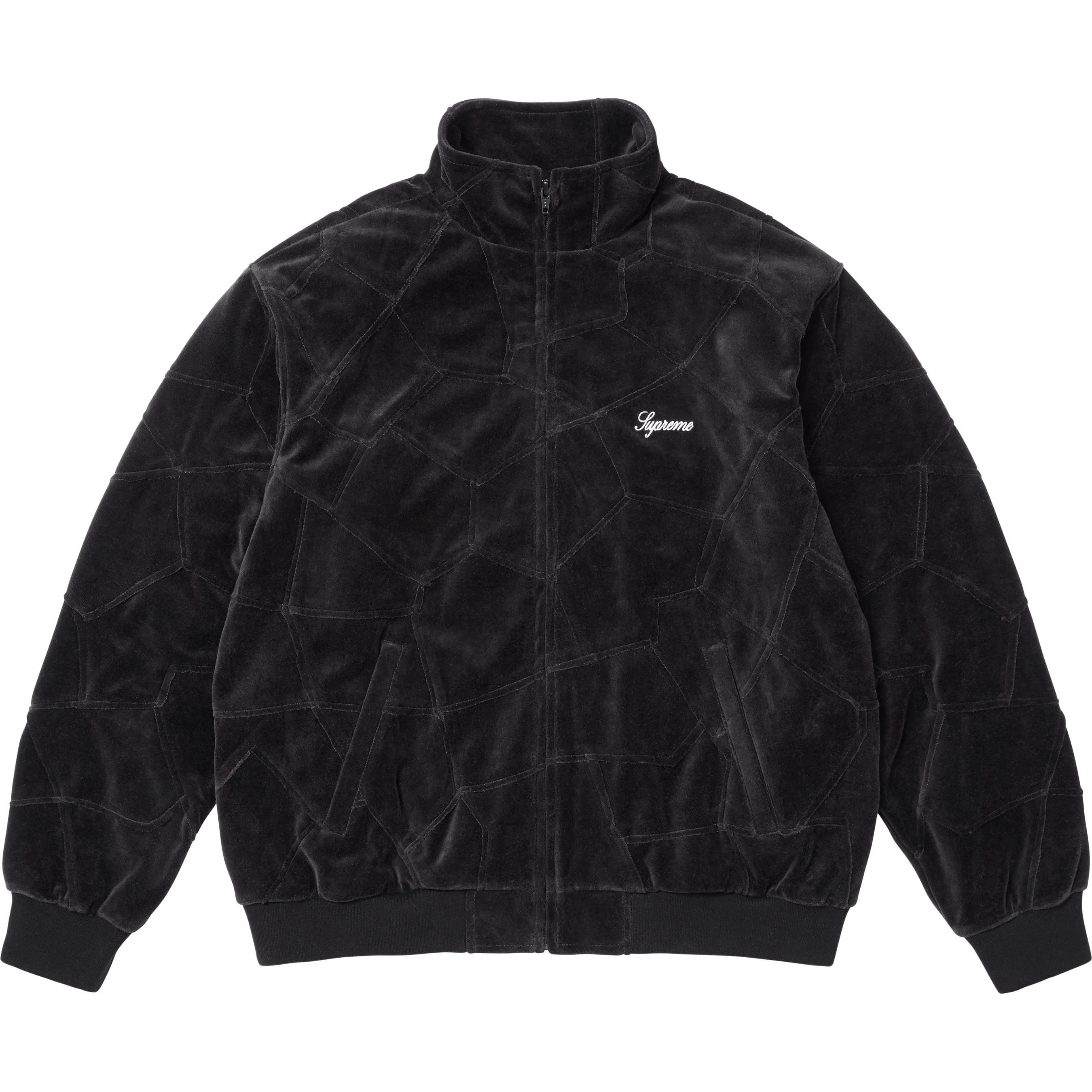 Patchwork Velour Track Jacket view 12